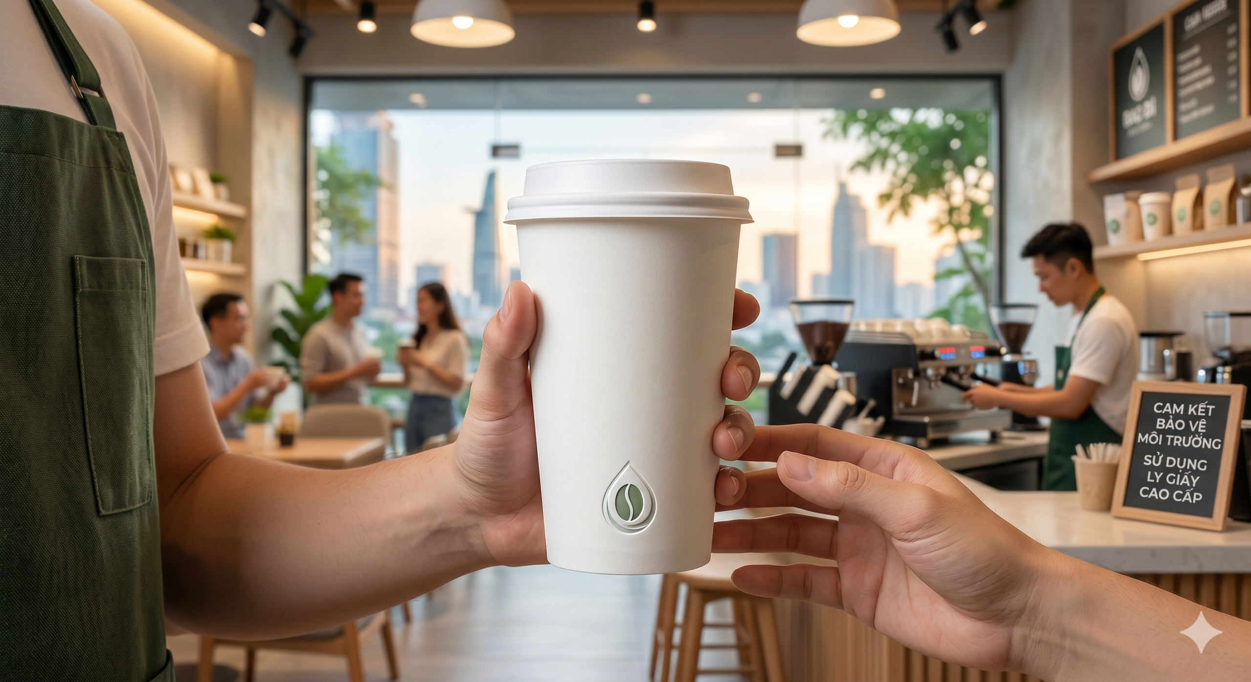 Ly giấy trắng 16oz bao nhiêu tiền? Có đáng mua cho quán cà phê không?