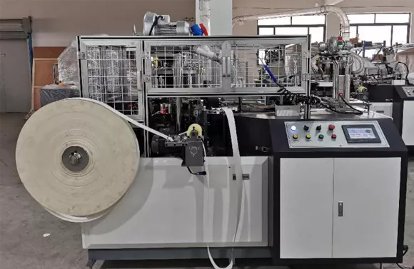 quy trình sản xuất combo ly giấy nắp giấy